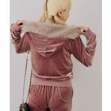 【セットアップ対応】フェイクファー付ベロアパーカー | RMAF NICE CLAUP / OLIVE des OLIVE | 詳細画像15
