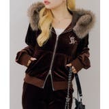 【セットアップ対応】フェイクファー付ベロアパーカー | RMAF NICE CLAUP / OLIVE des OLIVE | 詳細画像2