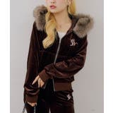 【セットアップ対応】フェイクファー付ベロアパーカー | RMAF NICE CLAUP / OLIVE des OLIVE | 詳細画像4