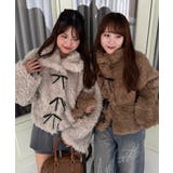 マルチリボンファイクファージャケット | RMAF NICE CLAUP / OLIVE des OLIVE | 詳細画像9