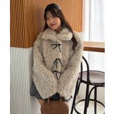 マルチリボンファイクファージャケット | RMAF NICE CLAUP / OLIVE des OLIVE | 詳細画像14