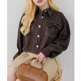 ブラウン | 【セットアップ対応】リボンフラップブルゾン | RMAF　NICE CLAUP / OLIVE des OLIVE