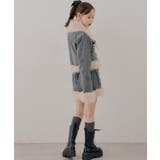 【セットアップ対応】フェイクファー付デニムブルゾン | RMAF　NICE CLAUP / OLIVE des OLIVE | 詳細画像15 