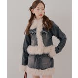 【セットアップ対応】フェイクファー付デニムブルゾン | RMAF　NICE CLAUP / OLIVE des OLIVE | 詳細画像22 
