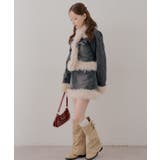 【セットアップ対応】フェイクファー付デニムブルゾン | RMAF　NICE CLAUP / OLIVE des OLIVE | 詳細画像29 