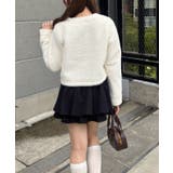 ストライプファーノーカラージャケット | RMAF NICE CLAUP / OLIVE des OLIVE | 詳細画像7