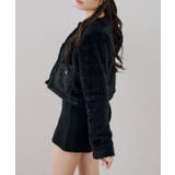 ストライプファーノーカラージャケット | RMAF NICE CLAUP / OLIVE des OLIVE | 詳細画像16