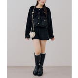 ストライプファーノーカラージャケット | RMAF NICE CLAUP / OLIVE des OLIVE | 詳細画像20