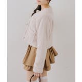 ストライプファーノーカラージャケット | RMAF NICE CLAUP / OLIVE des OLIVE | 詳細画像25