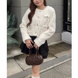 ストライプファーノーカラージャケット | RMAF NICE CLAUP / OLIVE des OLIVE | 詳細画像5