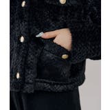 ストライプファーノーカラージャケット | RMAF NICE CLAUP / OLIVE des OLIVE | 詳細画像39