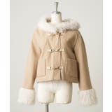 ベージュ | ファー付ショートダッフルコート | RMAF　NICE CLAUP / OLIVE des OLIVE