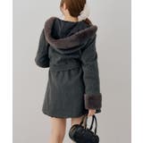 フードフェイクファー付コート | RMAF NICE CLAUP / OLIVE des OLIVE | 詳細画像7