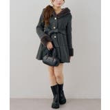 フードフェイクファー付コート | RMAF NICE CLAUP / OLIVE des OLIVE | 詳細画像9