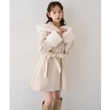 フードフェイクファー付コート | RMAF　NICE CLAUP / OLIVE des OLIVE | 詳細画像13 