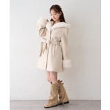 フードフェイクファー付コート | RMAF　NICE CLAUP / OLIVE des OLIVE | 詳細画像24 