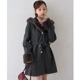 フードフェイクファー付コート | RMAF　NICE CLAUP / OLIVE des OLIVE | 詳細画像26 
