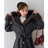 フードフェイクファー付コート | RMAF　NICE CLAUP / OLIVE des OLIVE | 詳細画像31 