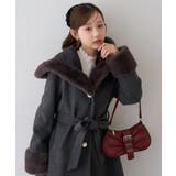 フードフェイクファー付コート | RMAF　NICE CLAUP / OLIVE des OLIVE | 詳細画像32 