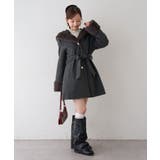 フードフェイクファー付コート | RMAF　NICE CLAUP / OLIVE des OLIVE | 詳細画像35 