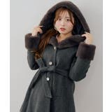 フードフェイクファー付コート | RMAF NICE CLAUP / OLIVE des OLIVE | 詳細画像3