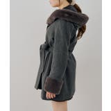 フードフェイクファー付コート | RMAF NICE CLAUP / OLIVE des OLIVE | 詳細画像22