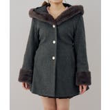 フードフェイクファー付コート | RMAF NICE CLAUP / OLIVE des OLIVE | 詳細画像30