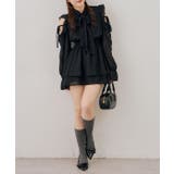肩あきリボンワンピース | RMAF NICE CLAUP / OLIVE des OLIVE | 詳細画像26