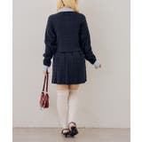 【セットアップ】ケーブルカーディガン×ミニスカート | RMAF　NICE CLAUP / OLIVE des OLIVE | 詳細画像8 
