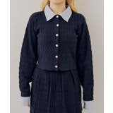 【セットアップ】ケーブルカーディガン×ミニスカート | RMAF　NICE CLAUP / OLIVE des OLIVE | 詳細画像9 