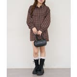 後ろレースアップシャツワンピース | RMAF　NICE CLAUP / OLIVE des OLIVE | 詳細画像16 