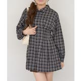 後ろレースアップシャツワンピース | RMAF　NICE CLAUP / OLIVE des OLIVE | 詳細画像20 