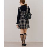 【ツイードコレクション】バックレースアップミニスカート | RMAF　NICE CLAUP / OLIVE des OLIVE | 詳細画像8 
