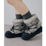 フェイクファーハーフブーツ | RMAF NICE CLAUP / OLIVE des OLIVE | 詳細画像7