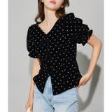 柄2 | 【Seemi.】ベロアドットブラウス | NICE CLAUP / OLIVE des OLIVE OUTLET