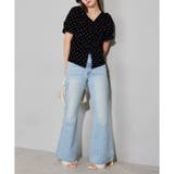 【Seemi.】ベロアドットブラウス | NICE CLAUP / OLIVE des OLIVE OUTLET | 詳細画像13