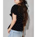 【Seemi.】ベロアドットブラウス | NICE CLAUP / OLIVE des OLIVE OUTLET | 詳細画像12
