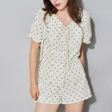 【Seemi.】ベロアドットブラウス | NICE CLAUP / OLIVE des OLIVE OUTLET | 詳細画像1