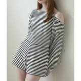 柄1 | 【Seemi.】ワンショルトップス | NICE CLAUP / OLIVE des OLIVE　OUTLET