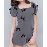 グレー | 【Seemi.】リボンミニサロペ | NICE CLAUP / OLIVE des OLIVE　OUTLET