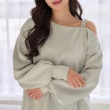 【Seemi】肩ビジューワンショルトップス | NICE CLAUP / OLIVE des OLIVE　OUTLET | 詳細画像11 