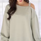 【Seemi】肩ビジューワンショルトップス | NICE CLAUP / OLIVE des OLIVE　OUTLET | 詳細画像12 