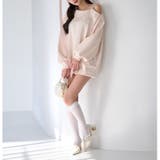 【Seemi】肩ビジューワンショルトップス | NICE CLAUP / OLIVE des OLIVE　OUTLET | 詳細画像9 