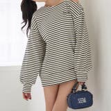 柄1 | 【Seemi】肩ビジューワンショルトップス | NICE CLAUP / OLIVE des OLIVE　OUTLET