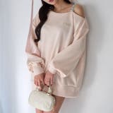 ピンク | 【Seemi】肩ビジューワンショルトップス | NICE CLAUP / OLIVE des OLIVE　OUTLET