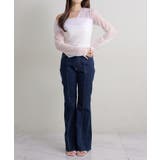 【Seemi】チュールオフショルトップス | NICE CLAUP / OLIVE des OLIVE　OUTLET | 詳細画像7 