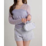 【Seemi】チュールオフショルトップス | NICE CLAUP / OLIVE des OLIVE　OUTLET | 詳細画像10 