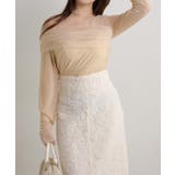 【Seemi】チュールオフショルトップス | NICE CLAUP / OLIVE des OLIVE　OUTLET | 詳細画像18 