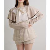 ベージュ | 【Seemi】ツイードミニワンピ | NICE CLAUP / OLIVE des OLIVE　OUTLET