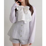 ブルー | 【Seemi】ツイードミニワンピ | NICE CLAUP / OLIVE des OLIVE　OUTLET